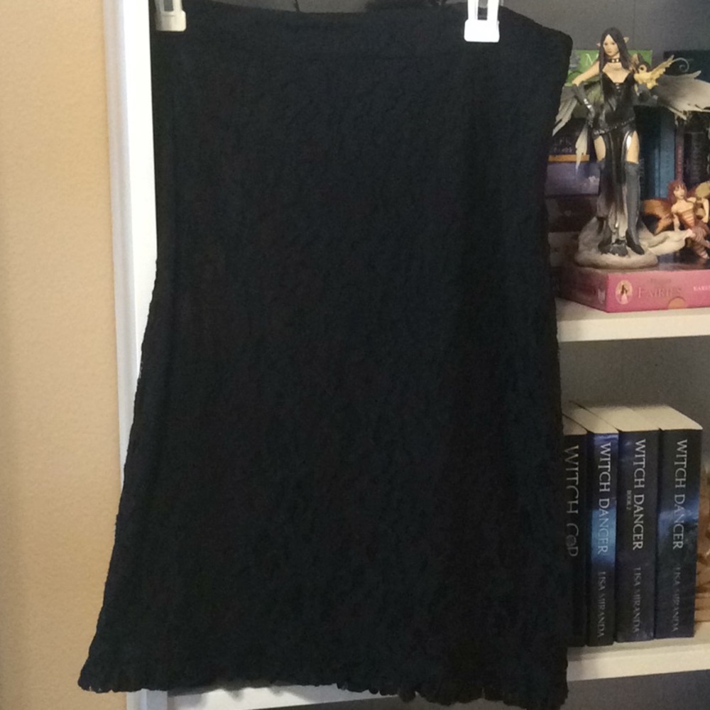 Lacy black skirt by Sunny Leigh